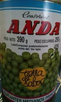 Guisantes medianos conservas anda