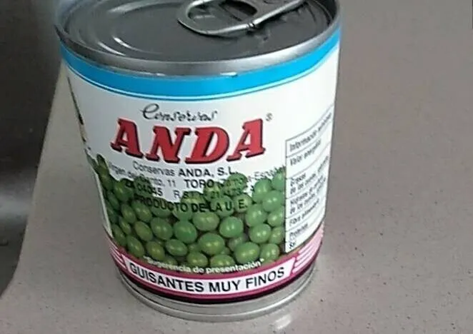 Guisantes muy finos