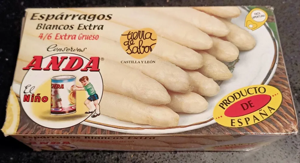 Espárragos Blancos Extra (4/6 Extra grueso)
