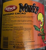 Barquillo bañado cacao