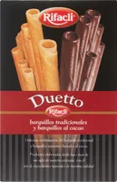 Duetto barquillos tradicionales y al cacao