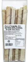 Barquillo baño blanco