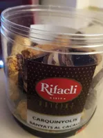 Carquinyolis banyats al cacau