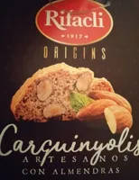 Carquinyolis artesanos con almendras