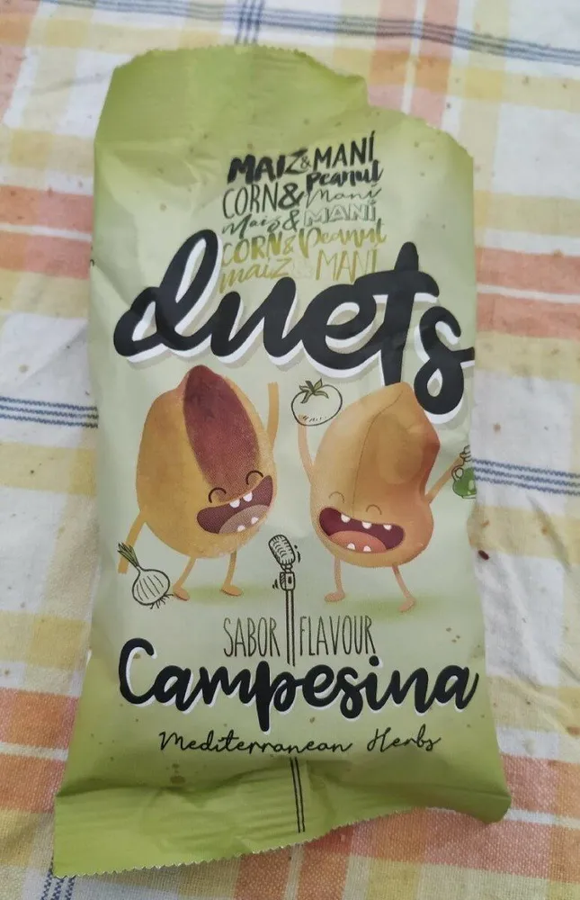 Maíz & maní duets sabor campesina