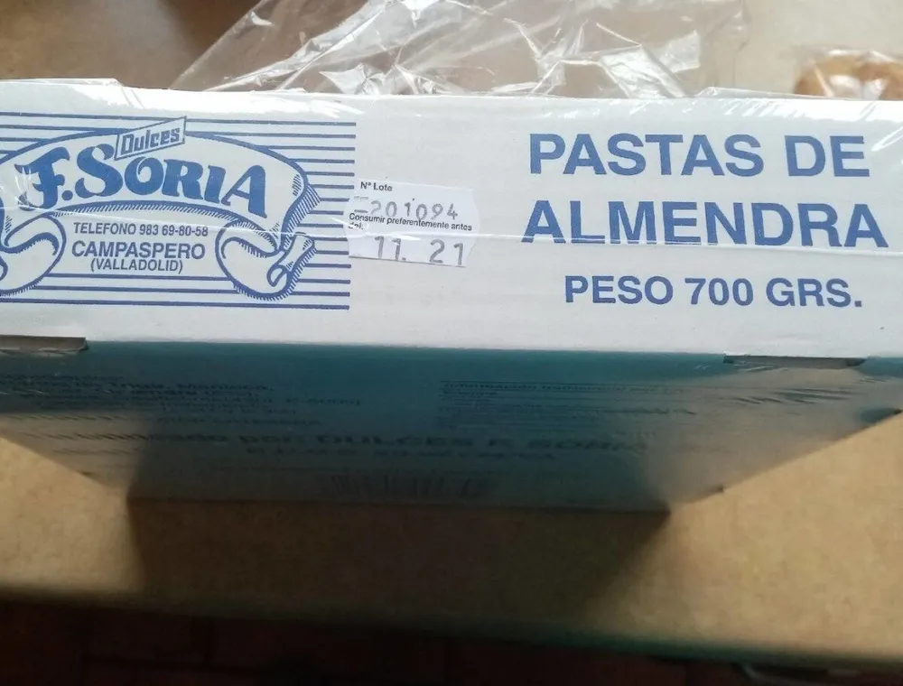 Pastas de almendra