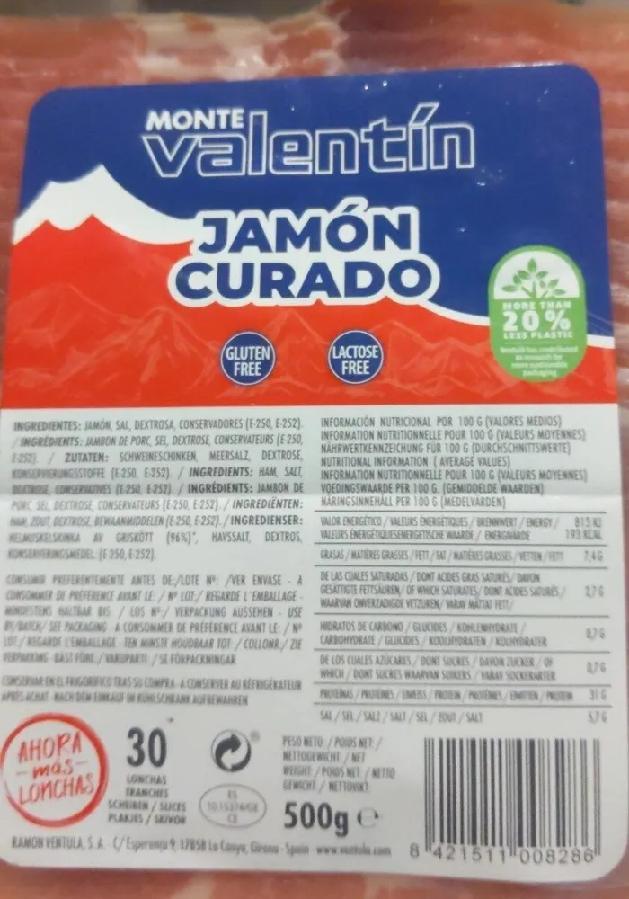 Jamon curado