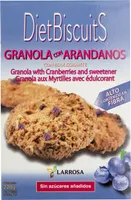 Granola con arándanos sin azúcares añadidos y con edulcorantes