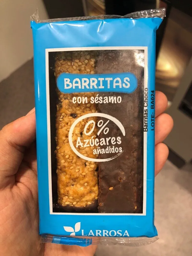 Barritas con sésamo