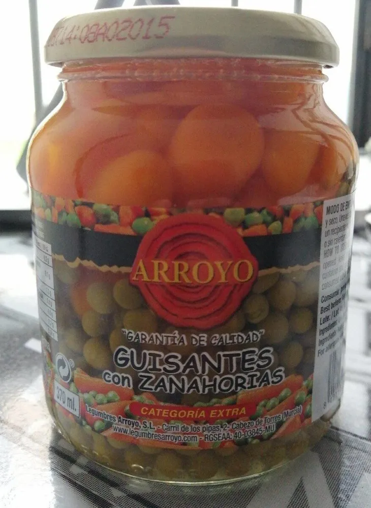 Guisantes con zanahorias