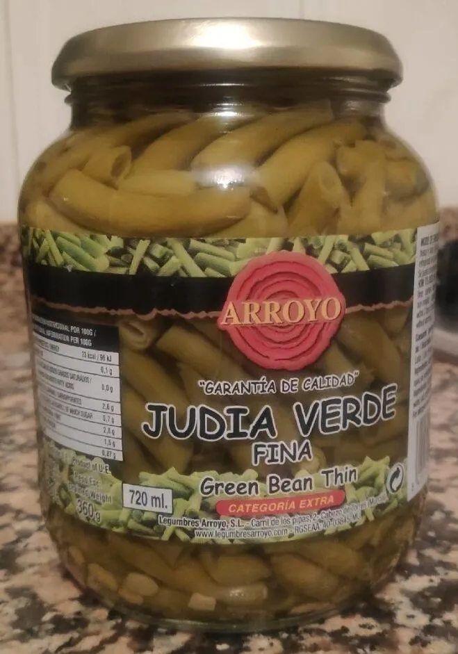 Judía verde fina