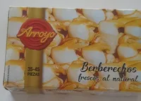 Berberechos frescos al natural