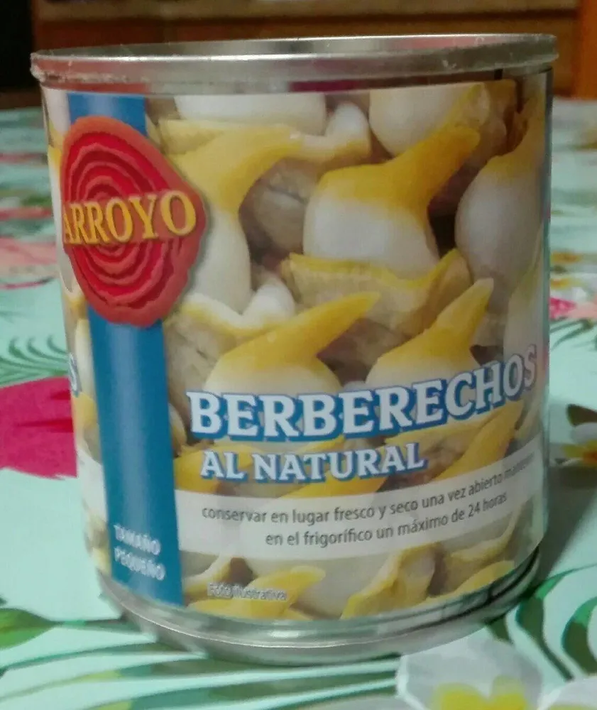 Berberechos al natural