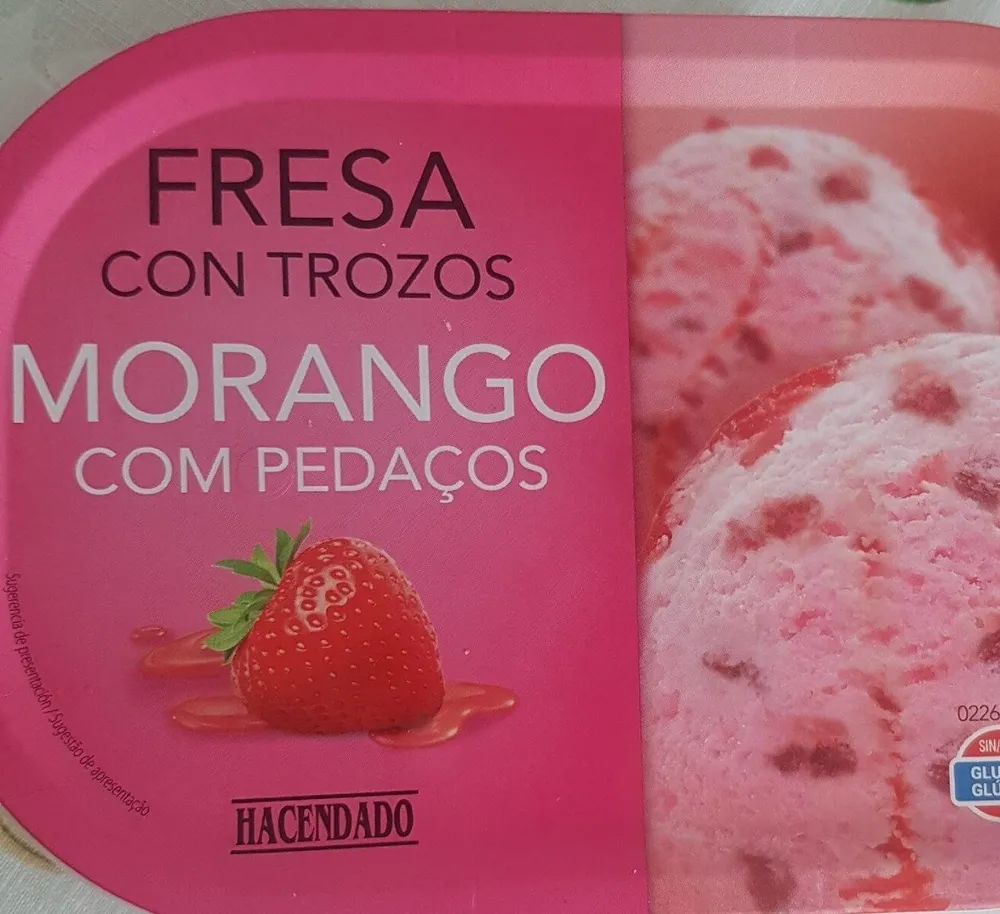 Fresa con Trozos