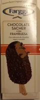 Chocolate sacher con frambuesa
