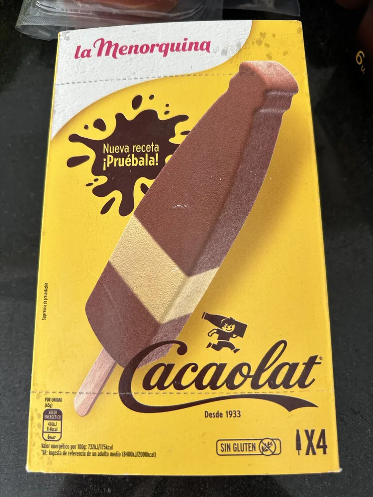 Helado Cacaolat