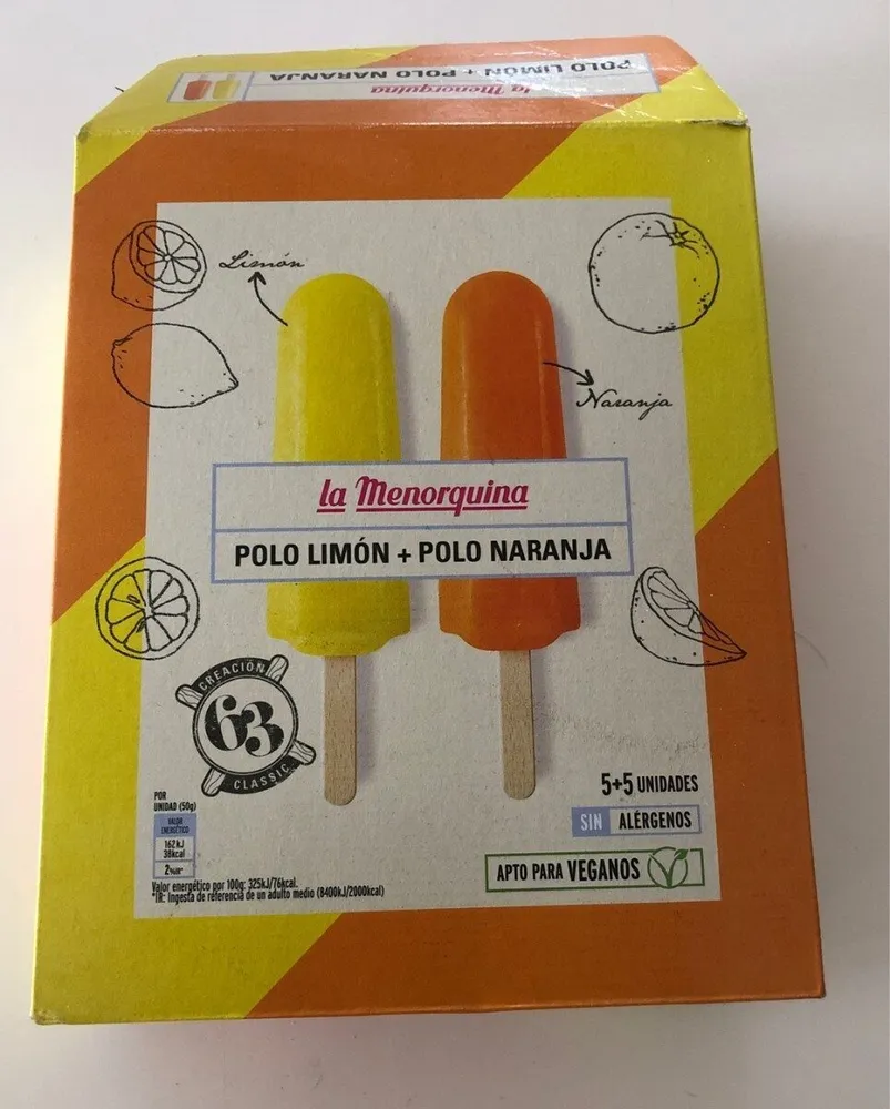 Polo limon +naranja