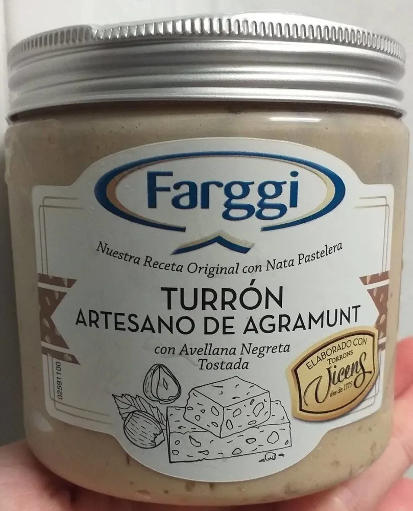 Helado de turrón artesano de Agramunt