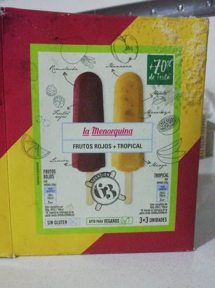 Frutos rojos + tropical