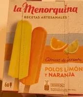 Polos de limón y naranja