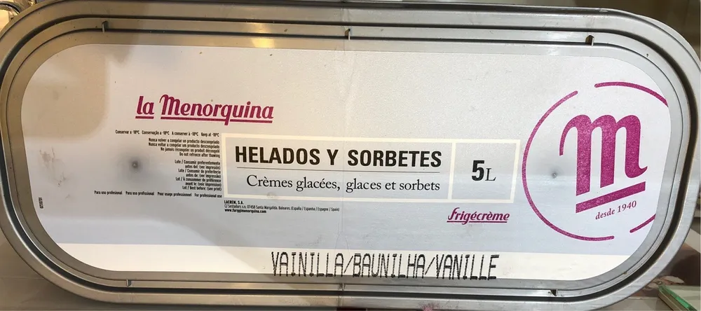 Helado Vainilla