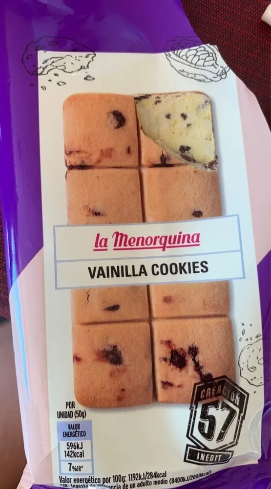 Vainilla cookies