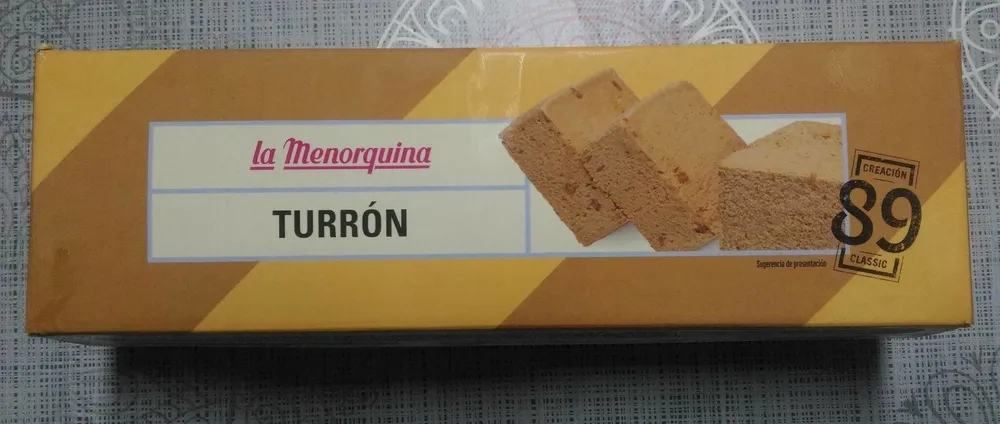 Helado de turrón