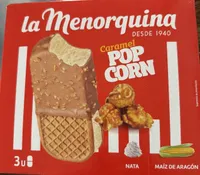 Caramel Pop Corn Helado