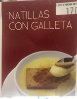 Natillas con galleta