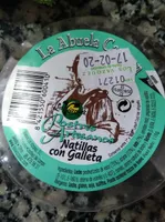 Natillas de galleta
