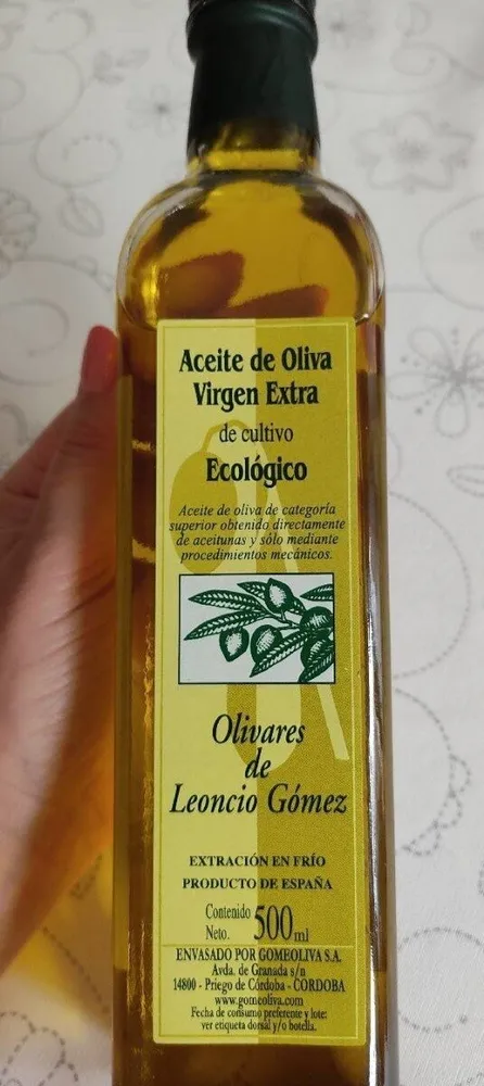 Aceite De Oliva Virgen Extra de cultivo ecológico