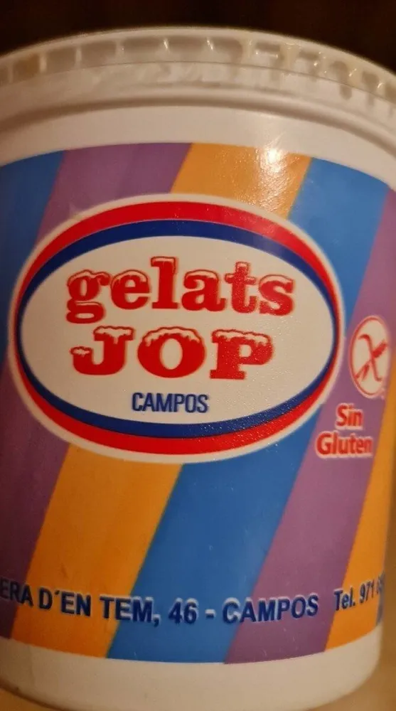 Helado Jop Vainilla fructuosa y edulcorante