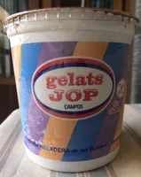 Helado de chocolate con fructosa y edulcorante