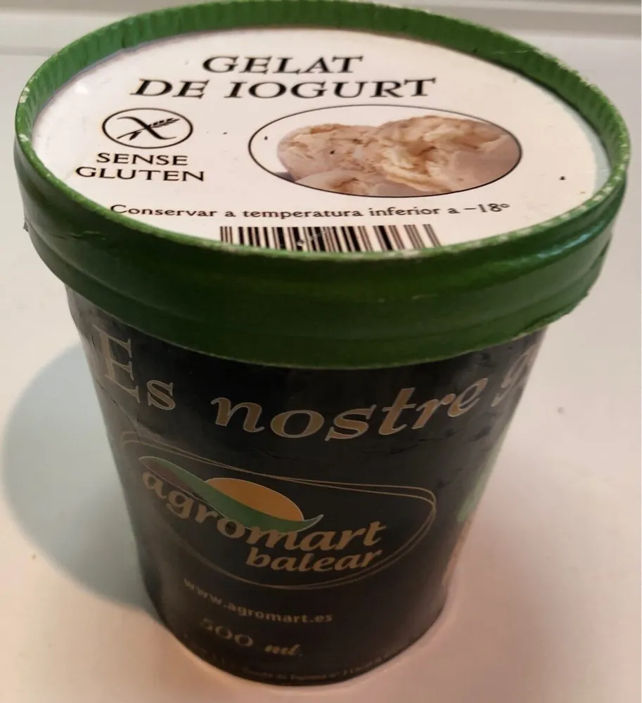 Gelat de iogurt