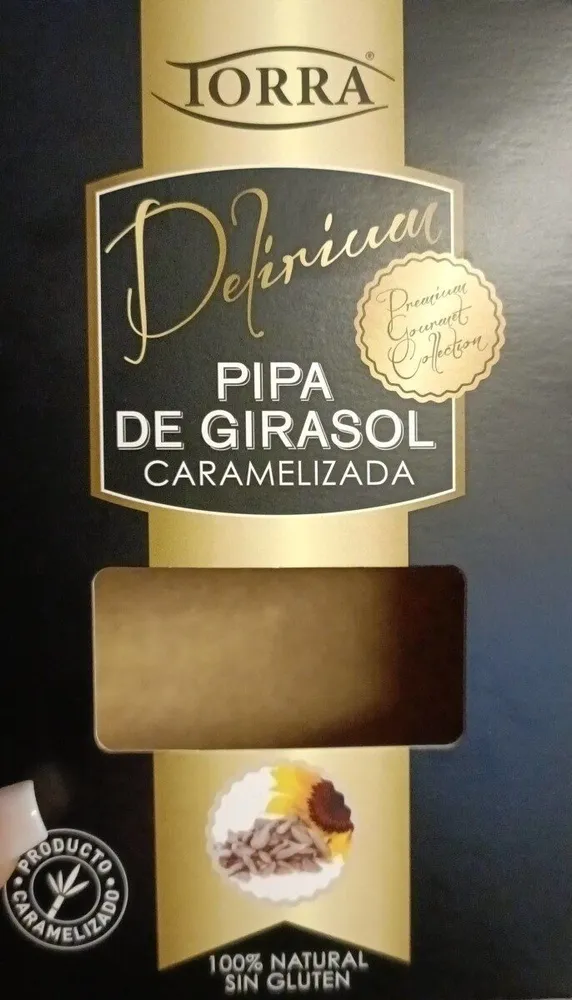 Pipa de girasol caramelizada