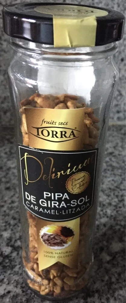 Pipa de girasol caramelizada