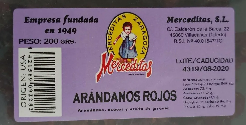 Arándanos rojos