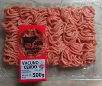 Preparado de carne picada vacuno y cerdo