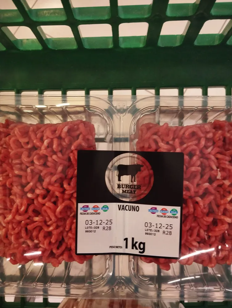 Burger meat vacuno