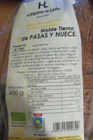 Pan de molde tierno pasas y nueces