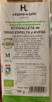 Ecogalleta de Espelta y Avena