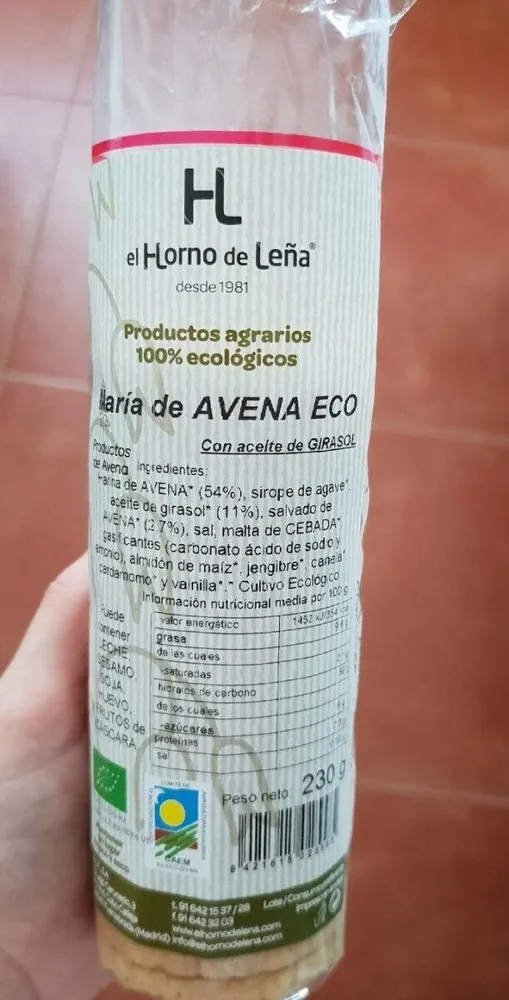 María de avena eco