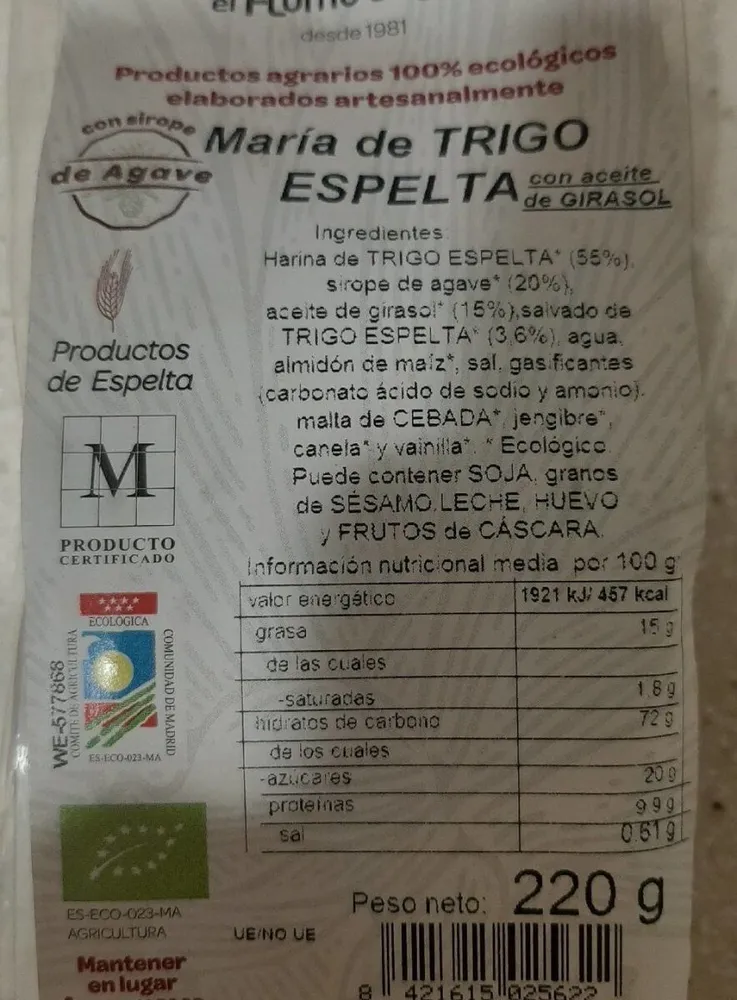 Maria de trigo de espelta