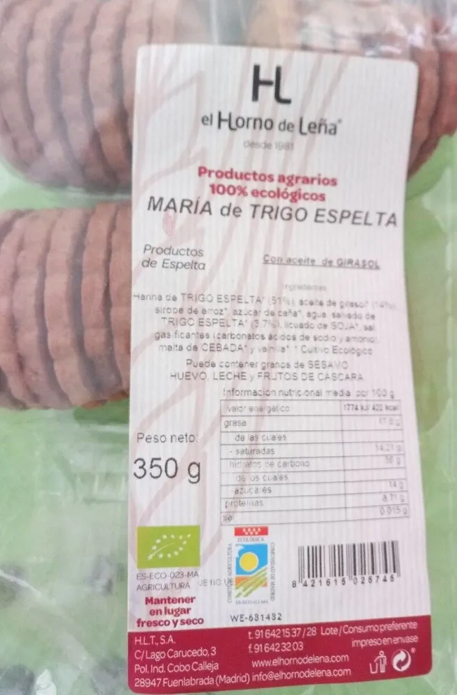 María de trigo espelta