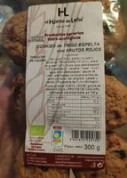 Cookies de trigo espelta con frutos rojos