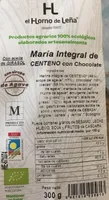 Maria integral de centeno con chocolate