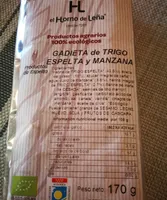 Gadieta de trigo, espelta y manzana
