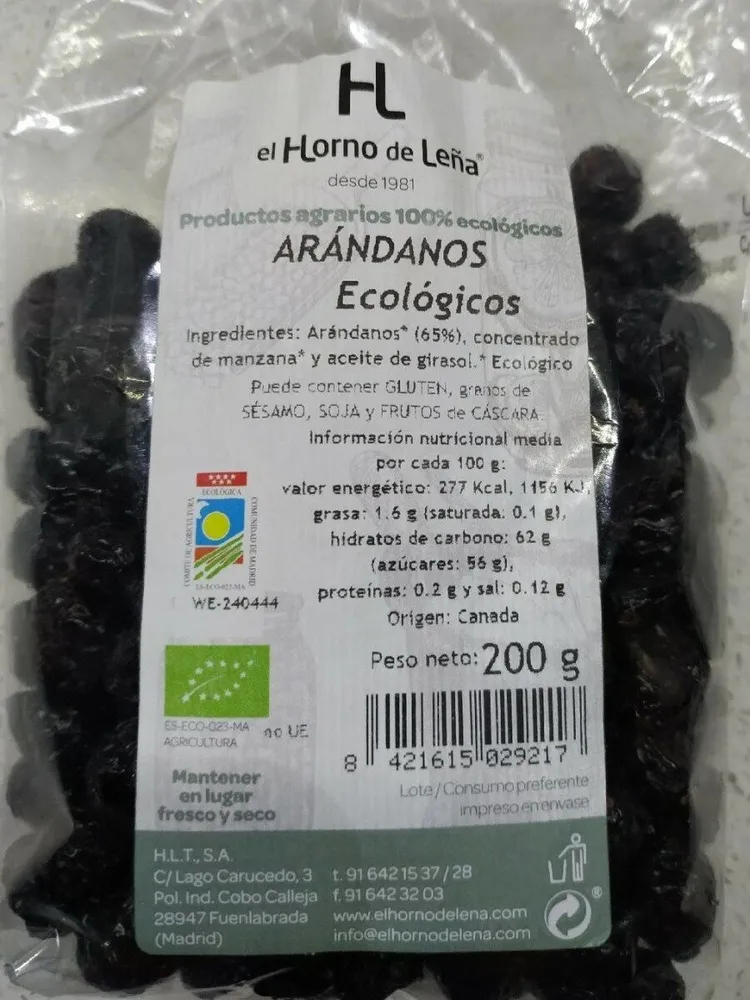Arándanos ecológicos