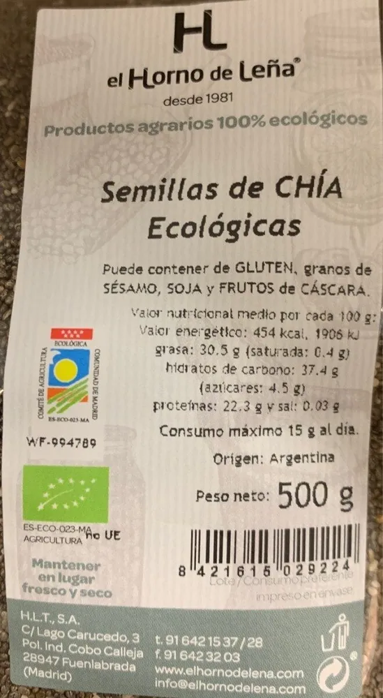 Semillas de Chia