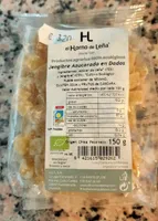 Jenjibre azucarado en dados